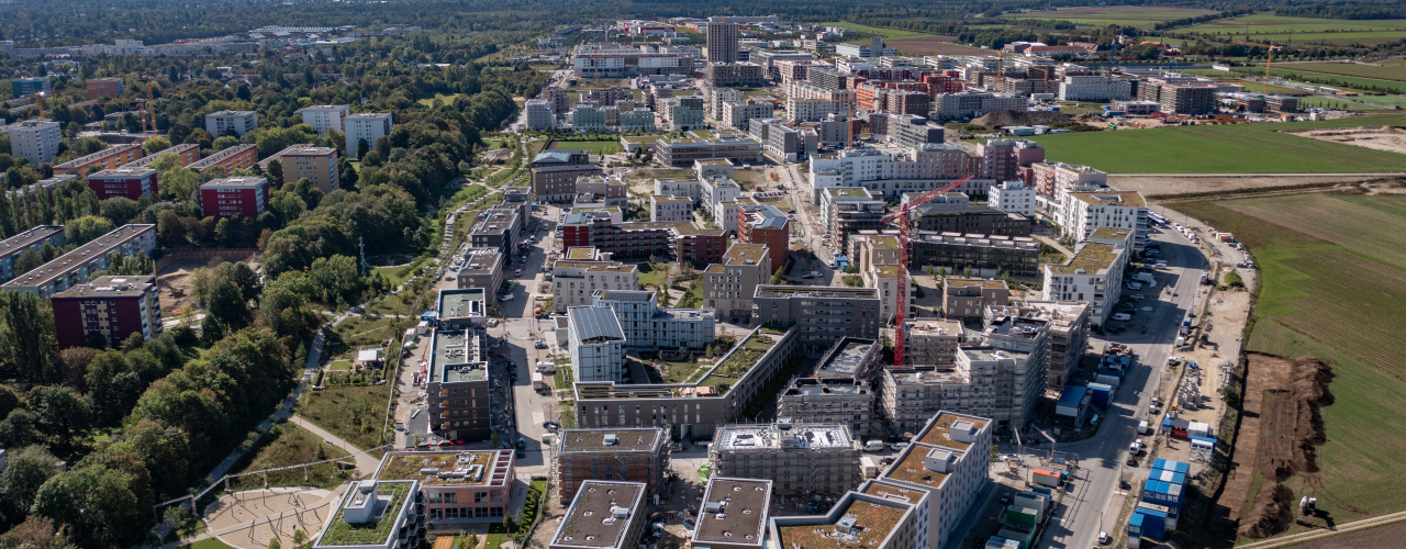 Aerial view of Freiham