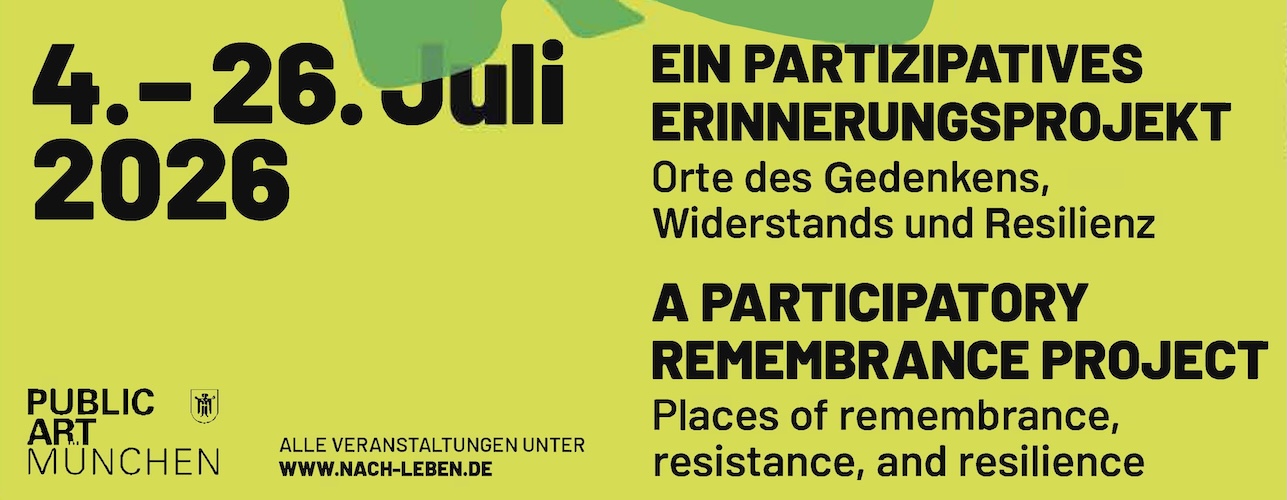 Plakat zum Projekt Nach:Leben