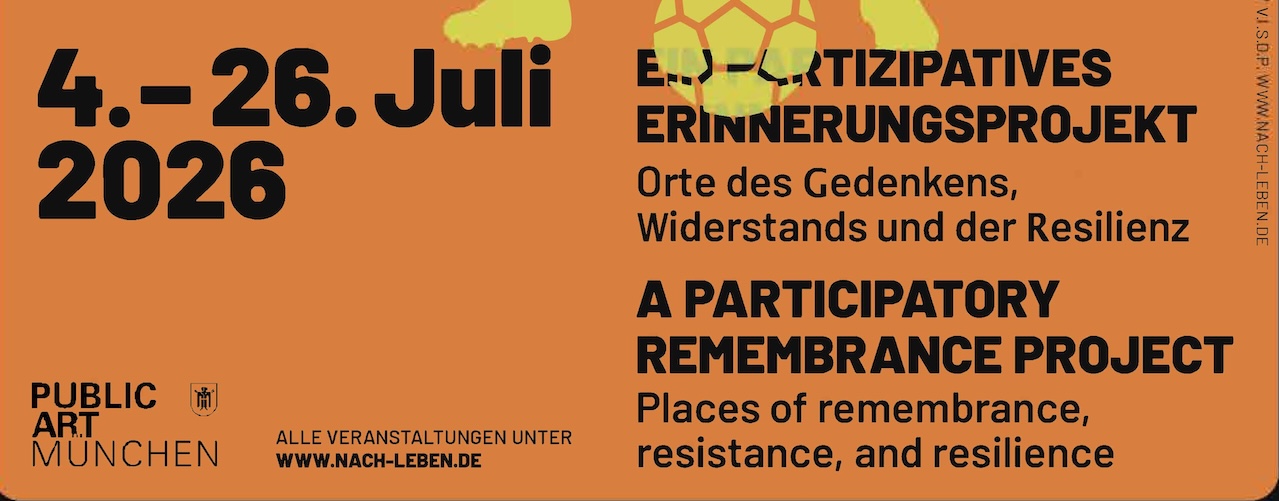 Plakat zum Projekt Nach:Leben